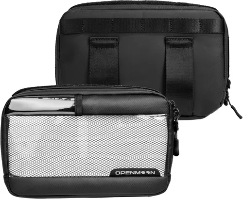 Vista 3 de OPENMOON Bolsa translúcida de almacenamiento para electrónica y accesorios de cámara - Organizador de cables Accesorios de engranajes Bolsa de viaje