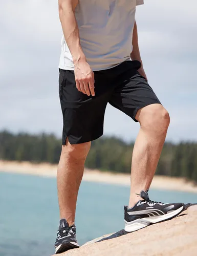 Vista 2 de Pioneer Camp Pantalones cortos deportivos para hombre, de secado rápido, de 7 pulgadas, para gimnasio, entrenamiento, correr, ligeros, deportivos