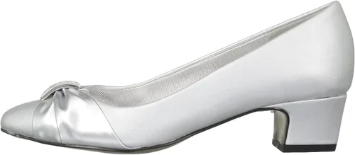 Vista 8 de Easy Street Tacón de bloque elegante de piel sintética Eloise para mujer