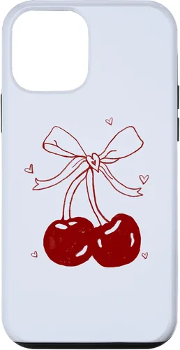 Vista 16 de Cherri Ties Baby Blue Cherry Bow Case for iPhone 17