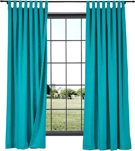 Vista 4 de EcoDrapes Paneles de cortina macizos con pestañas trenzadas para casa de lujo (rosa bebé, 52 pulgadas de ancho por 63 pulgadas de largo, 1 panel)