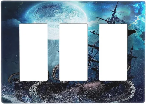 Vista 123 de Cubierta de placa de pared IOFNG Bandera Americana de EE. UU. de otoño, hojas de caza, astas de ciervo, antílope, interruptor de luz de toma única