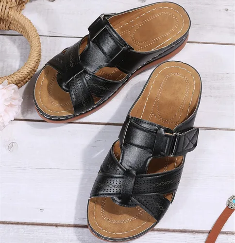 Vista 4 de Ladmiple - Sandalias ortopédicas de verano para mujer con soporte de arco para fascitis plantar