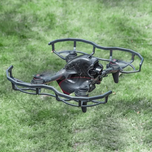 Vista 7 de HeiyRC Protector de hélice para DJI FPV Drone, protector de accesorios anticolisión cuchillas de parachoques accesorios de protección