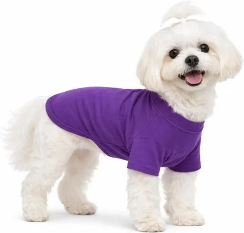 Vista 175 de Lovelonglong 2019 - Ropa para mascotas, Disfraces para Perro, Ropa Camisetas en blanco para Perros Grande Medianos Pequeños 100% Algodón 18