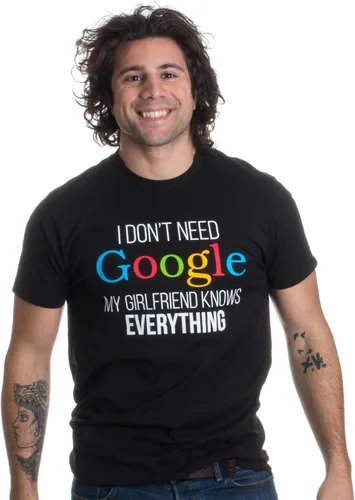 Vista 2 de My Girlfriend Knows Everything! Camiseta divertida de broma de humor para novio