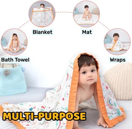 Vista 4 de Manta Kawaii para bebé para niñas, de algodón cálido, bonita, agradable al tacto, transpirable (oso)