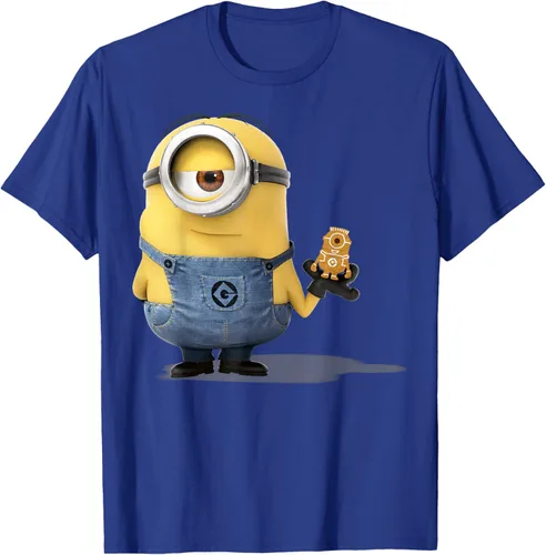 Vista 23 de Camiseta Despicable Me Minions Holding A Ginger Bread Minion Retrato Pequeña