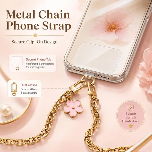 Vista 4 de cioatu Correa con cuentas para teléfono, correa de muñeca hecha a mano para teléfono celular con correa de correa para muñeca, pulsera para teléfono