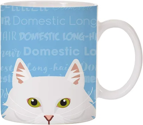 Vista 16 de Adorable diseño de raza de gato taza de café de cerámica de 11 oz (abisinio)