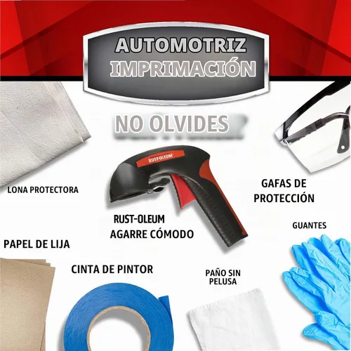 Vista 7 de Rust-Oleum 249418 Spray de imprimación lijable automotriz, 12 onzas, negro