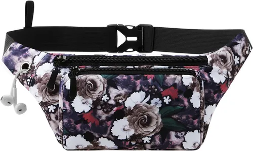 Vista 14 de HUA ANGEL Riñonera cruzada para mujeres y hombres, riñoneras de moda, bolsas cruzadas, cinturón, bolsa de teléfono para viajes deportivos