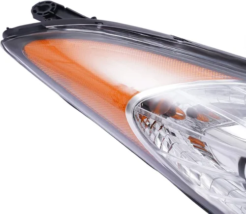 Vista 4 de Compatible con Hyundai Elantra Sedan 2011-2013 Conjunto de repuesto de faros delanteros, lámpara de repuesto de proyector halógeno, luz del lado