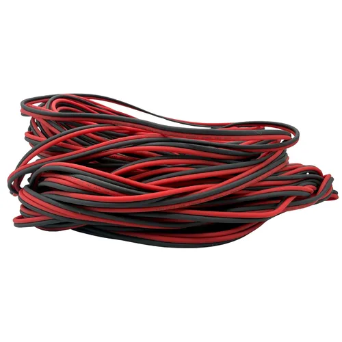 Vista 6 de Sky High Car Audio Cable de altavoz CCA de calibre 16 – Cable de altavoz de audio rojo y negro de gran tamaño – 25 pies, 50 pies, 100 pies, 200