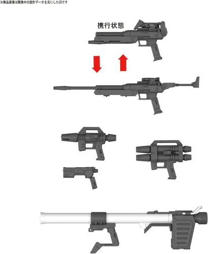 Vista 8 de Bandai MG 1/100 GM Sniper Kit de modelo personalizado (importación de Japón)