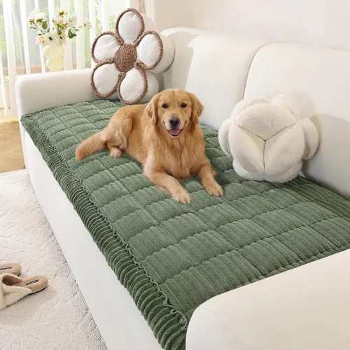 Vista 38 de OstepDecor Funda de sofá para perros, funda de sofá lavable antideslizante para mascotas, funda de sofá suave para sofá, sofá biplaza y seccional