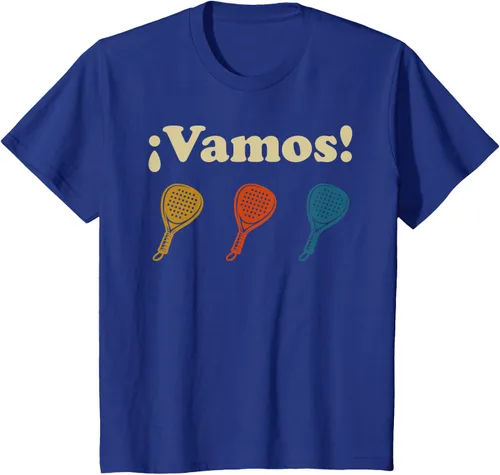 Vista 13 de Camiseta Vamos Padel Player Sport en Español Retro Hombre