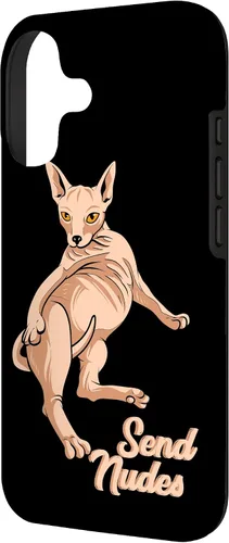 Vista 2 de Send Nudes - Nude Cat - Hairless Sphynx Cat Case for iPhone 17