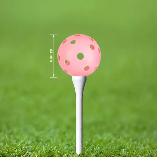 Vista 2 de Pelotas de golf de práctica Joyberg paquete de 24, pelotas de golf de plástico de 42mm, pelotas de golf de práctica para el patio trasero, pelotas