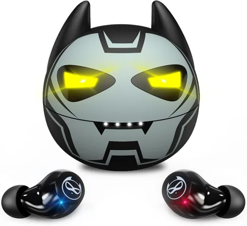 Vista 8 de Auriculares inalámbricos para niños con orejas pequeñas, auriculares con control táctil, auriculares in-ear inalámbricos, auriculares Bluetooth 5.3