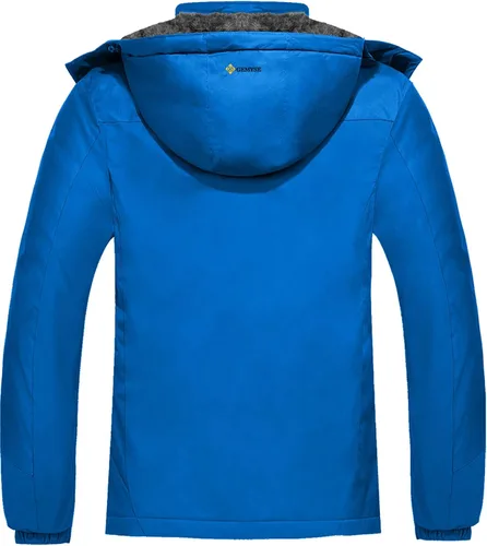 Vista 2 de GEMYSE - Chaqueta de esquí impermeable resistente al viento lluvia y nieve para hombre