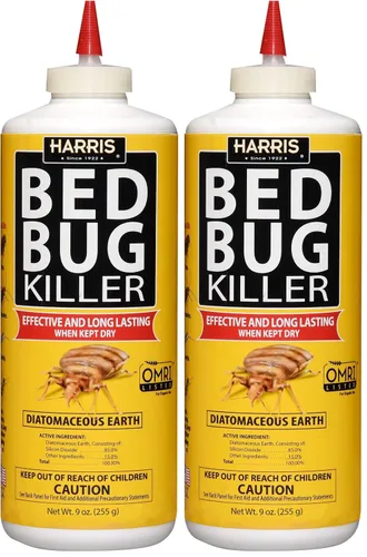 Vista 7 de Harris Asesino de insectos y chinches de cama, polvo de tierra de diatomeas, 9 onzas