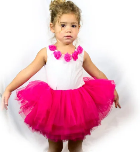 Vista 8 de My Lello Little Girls - Falda de tutú de ballet, corta, de 10 capas (4 meses - 3T)
