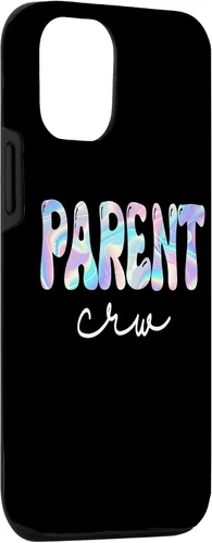 Vista 3 de iPhone 15 Parent Crew Groovy Back to School Cute Teachers Women Girl Case