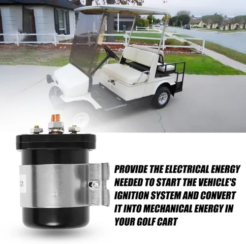 Vista 4 de RANSOTO Solenoide de 4 terminales de 36 V Compatible con EZGO, Club Car DS, Columbia, Yamaha Electric G4 G8 G9 G11 G16 Carrito de golf desde 1989