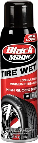 Vista 12 de Black Magic 120230 - Apósito de plástico para moldura de neumáticos, brillo medio, sin rayas, resistente al agua y no grasa para neumáticos