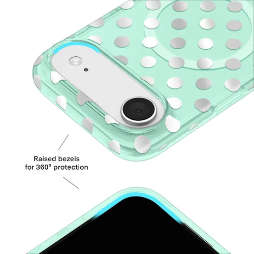 Vista 173 de VELVET CAVIAR Funda para iPhone 15, compatible con MagSafe, probada contra caídas de 10 pies, fundas protectoras de diseño, leopardo color rosa