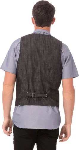 Vista 2 de Chef Works Chaleco Fairfax para hombre