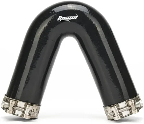Vista 3 de Conector de codo de silicona de 4 capas de 2 pulgadas de 135 grados, ensamblador de manguera turbo, intercooler de tubería de entrada de aire