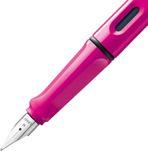 Vista 4 de Lamy Safari - Pluma estilográfica, color rosa, punta fina
