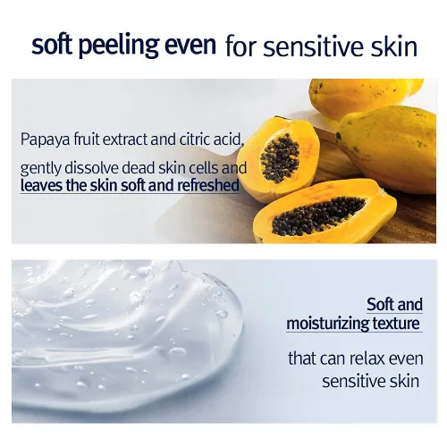 Vista 3 de Pyunkang Yul PKY - Gel pelador con efecto visible inmediato, exfoliante facial suave y suave con papaya y AHA, cero irritación, cuidado de la piel