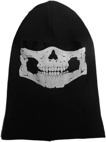 Vista 2 de Pasamontañas Nuoxinus, resistente al viento, máscara de esquí, color negro, máscara de cara completa, máscara para motocicleta, talla única
