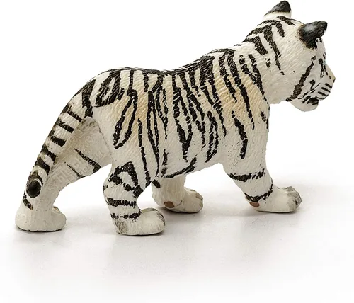 Vista 4 de Schleich Wild Life, figura de animal, juguetes de animales para niños y niñas de 3 a 8 años, cachorro de tigre blanco, a partir de 3 años