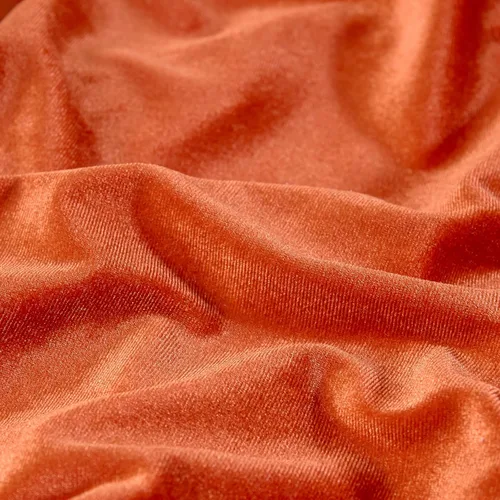 Vista 7 de Juego de 2 fundas de almohada de terciopelo, suaves fundas decorativas con volantes para sofá, sofá cama y dormitorio, 18 x 18 pulgadas, naranja