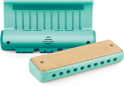 Vista 3 de Hape Aprende con Luces Armónica Capacidad de Carga USB Modo de Aprendizaje y Banda Instrumento Musical