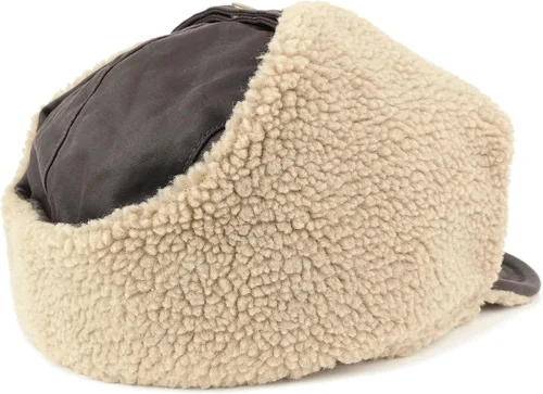 Vista 5 de Gorra de piloto de aviador con forro de sherpa resistente