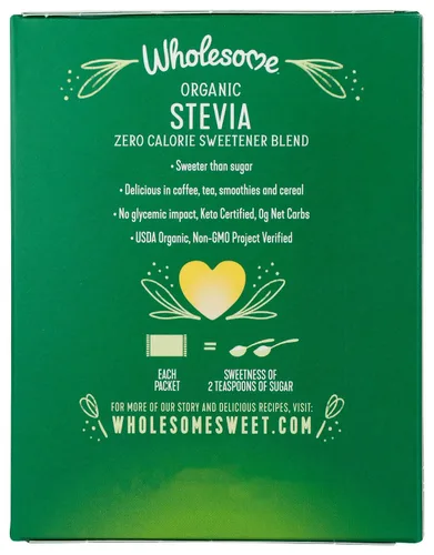 Vista 2 de Wholesome Sweeteners Stevia orgánica, 35