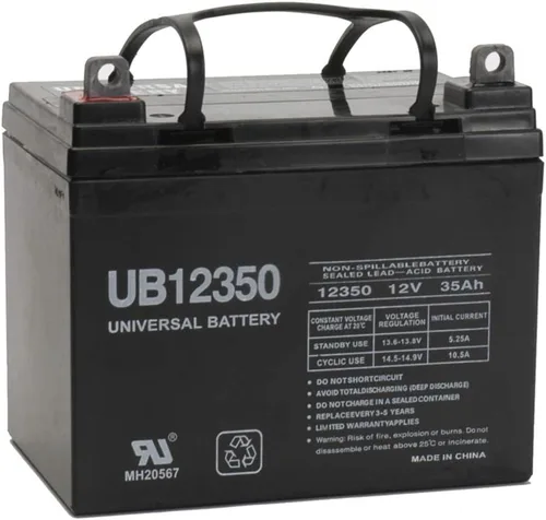 Vista 2 de Batería universal de 12 V 35 Ah para John Deere Cortadora Segadora de césped para jardín SLA