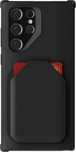 Vista 45 de Ghostek Exec - Funda tipo cartera para Galaxy Z Fold 4 con soporte magnético para tarjetas de crédito, protección de bisagra, carga inalámbrica