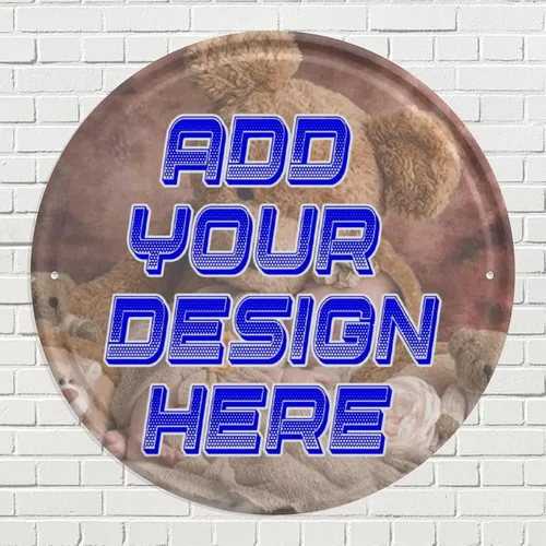 Vista 7 de Letreros de metal personalizados, letreros de estaño personalizados con logotipo de texto, imagen, impermeable, letreros de aluminio personalizados
