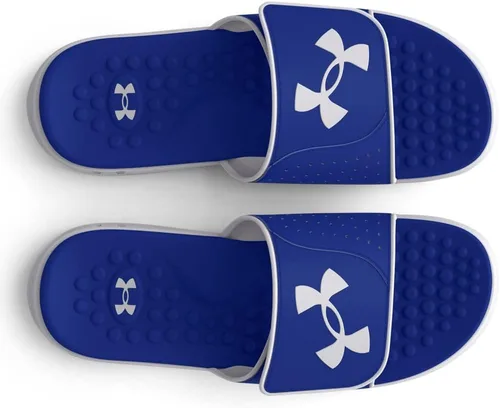 Vista 3 de Under Armour Sandalias Ignite Pro para hombre, (401) RoyalBlancoBlanco, 15, EE. UU, (401) RoyalBlancoBlanco