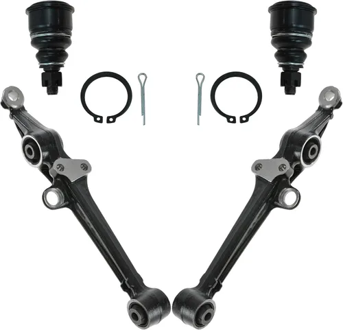 Vista 49 de TRQ Brazo de control superior e inferior del lado del conductor y del pasajero con juego de rótulas compatible con Chevrolet GMC 89-02