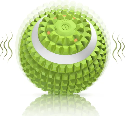Vista 11 de Uppye Masajeador de bola vibratoria, bola de lacrosse de alta intensidad de 4 velocidades, pelota de movilidad para recuperación de entrenamiento