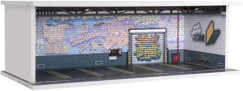 Vista 12 de Vitrina de garaje Diorama escala 1/64 para coches modelo fundido a