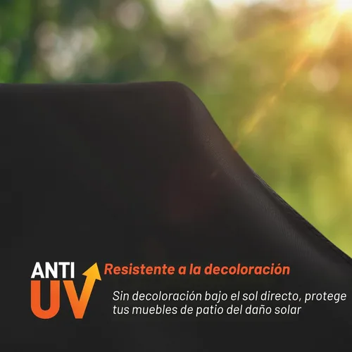 Vista 4 de Arcedo Funda para Silla de Descanso de Exterior Paquete de 2, Funda Impermeable para Muebles de Patio para Piscina y Playa Exterior, Protección