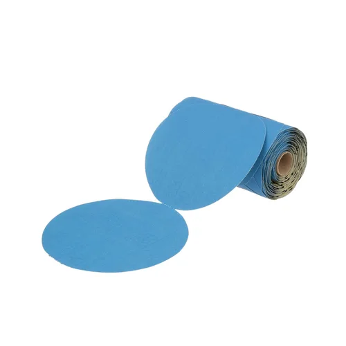 Vista 33 de 3M 3M-36142 Hookit disco abrasivo azul multi-agujero, 3" 80 Grado 50 discos, para aplicaciones de carrocería automática, preparación de pintura